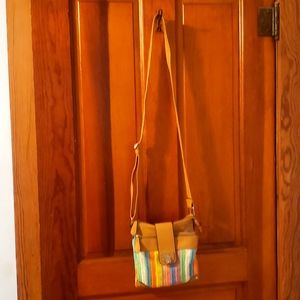 Multi-colored crossbody Rosetti purse